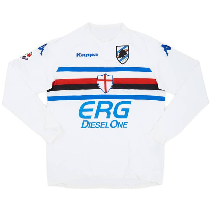 2006-07 Sampdoria Match Issue Away Shirt Foti #88