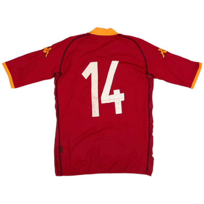 2002-03 Roma Home Shirt #14 - 6/10 - (XL)