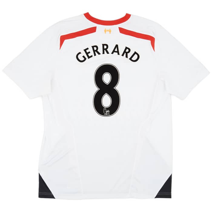 2013-14 Liverpool Away Shirt Gerrard #8 - 6/10 - (3XL)