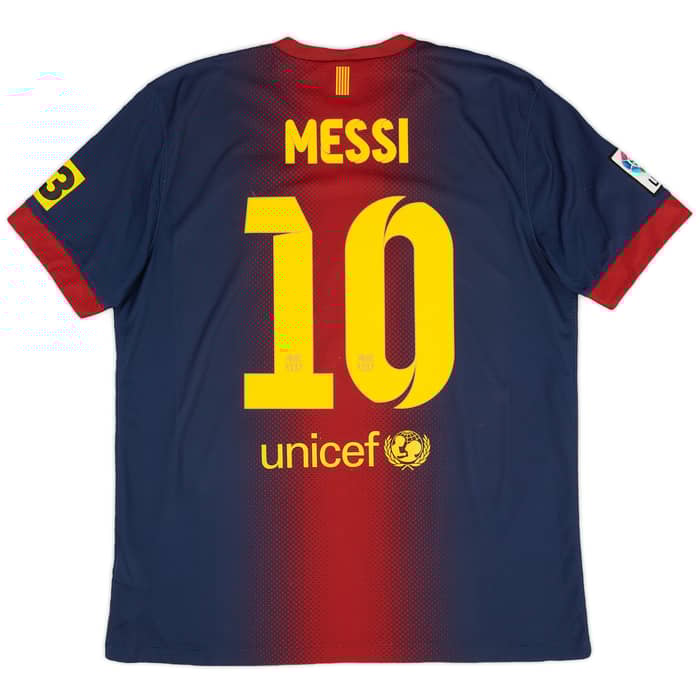 2012-13 Barcelona Home Shirt Messi #10