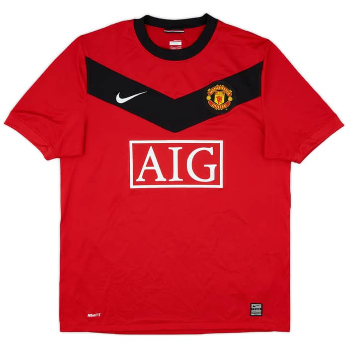 2009-10 Manchester United Home Shirt Owen #7 - 8/10 - (M)