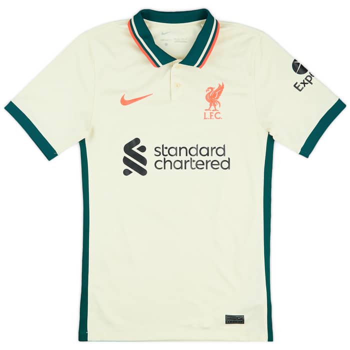 2021-22 Liverpool Away Shirt Virgil #4 - 8/10 - (XS)