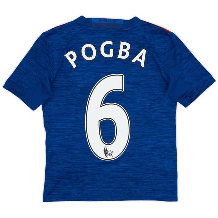 2016-17 Manchester United Away Shirt Pogba #6 - 6/10 - (S.Boys)