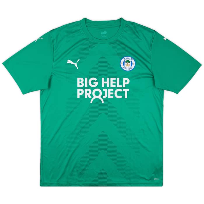 2022-23 Wigan GK S/S Shirt Tickle #1 - 9/10 - (XL)