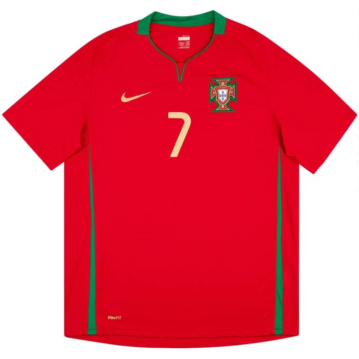 2008-10 Portugal Home Shirt Ronaldo #7