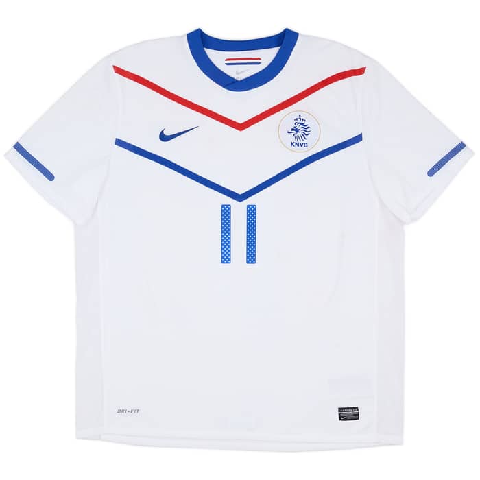 2010-11 Netherlands Away Shirt Robben #11 - 5/10 - (XL)