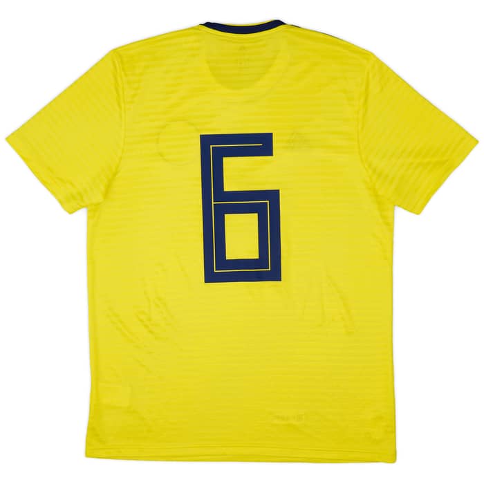 2017-18 Scotland Away Shirt #6 - 9/10 -  (L)