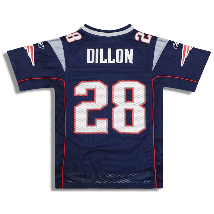 2005-06 New England Patriots Dillon #28 Reebok On Field Jersey (Home) Y