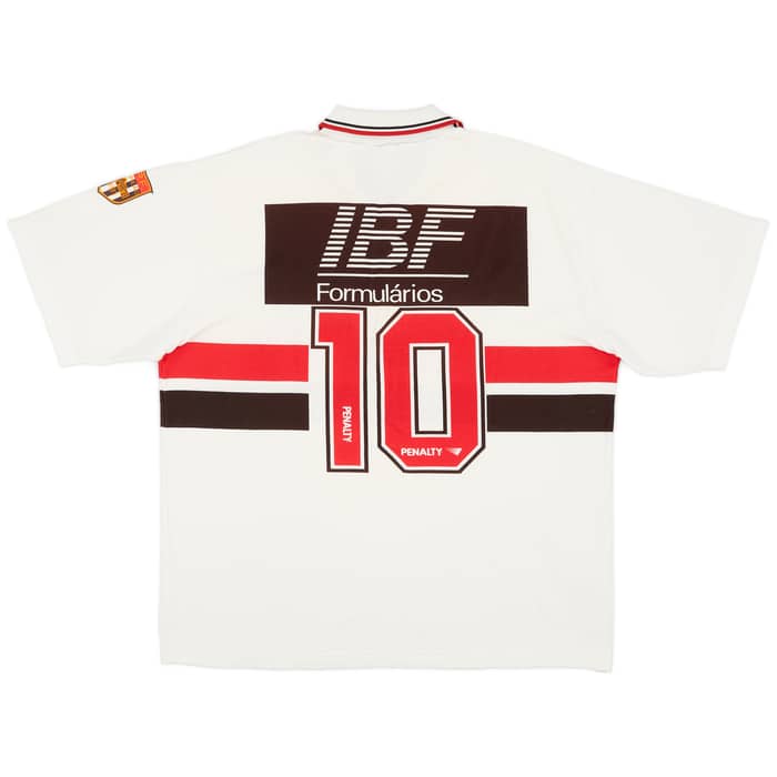 1992 Sao Paulo Home Shirt #10 - 9/10 - (XL)