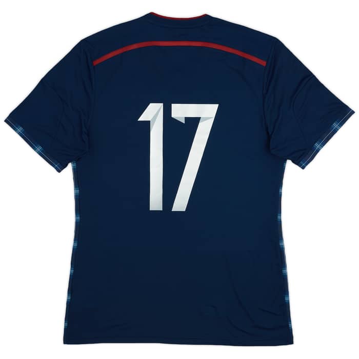 2014-15 Scotland Home Shirt #17 - 9/10 - (M)