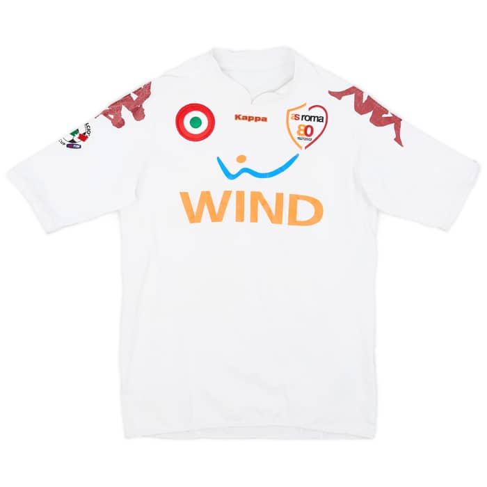 2007-08 Roma Signed Away Shirt Perrotta #20 - 4/10 - (L)
