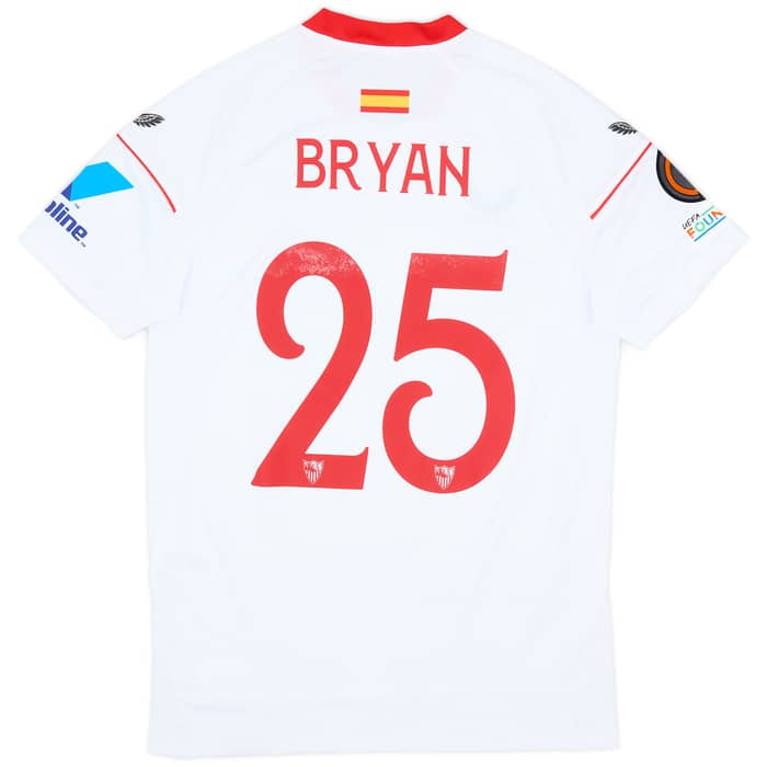 2022-23 Sevilla Match Issue Europa Issue Home Shirt Bryan #25