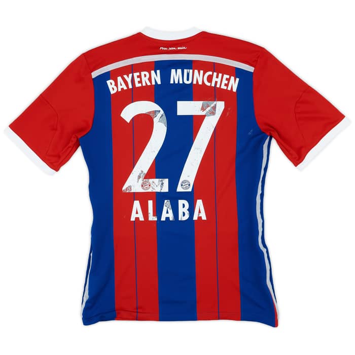 2014-15 Bayern Munich Home Shirt Alaba #27 - 4/10 - (M)