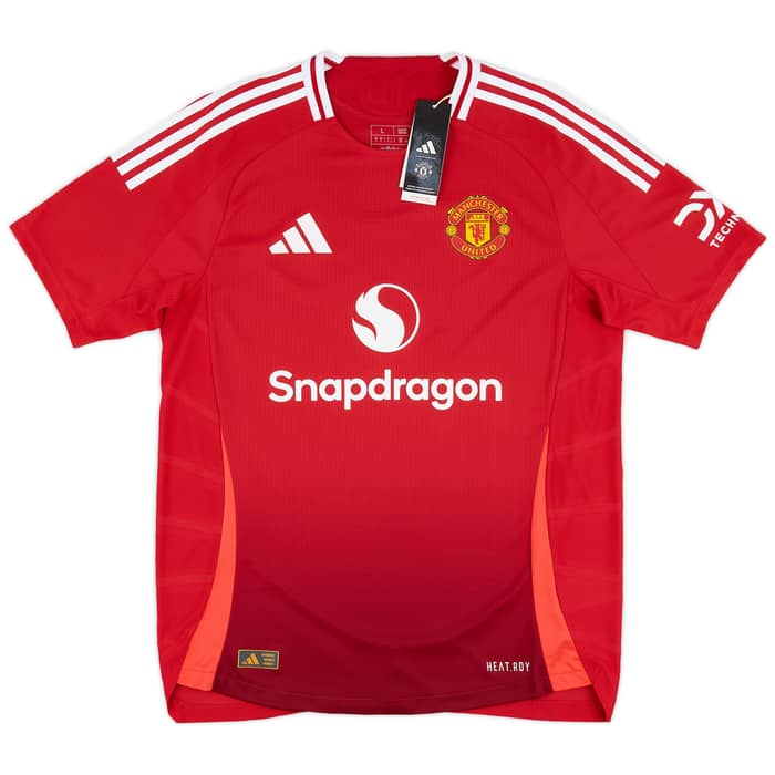 2024-25 Manchester United Authentic Home Shirt Garnacho #17