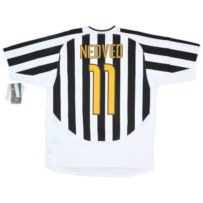 2003-04 Juventus Home Shirt Nedved #11 (XL)