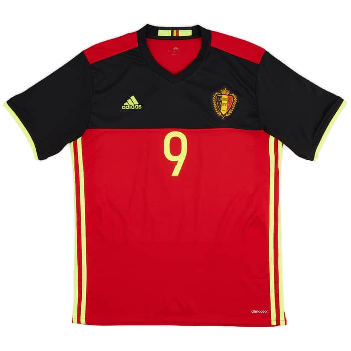 2016-17 Belgium Home Shirt Lukaku #9 - 8/10 - (L)