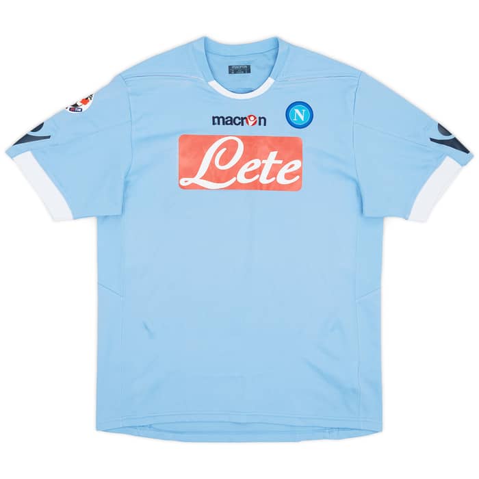2010-11 Napoli Home Shirt Lavezzi #7 - 7/10 - (M)