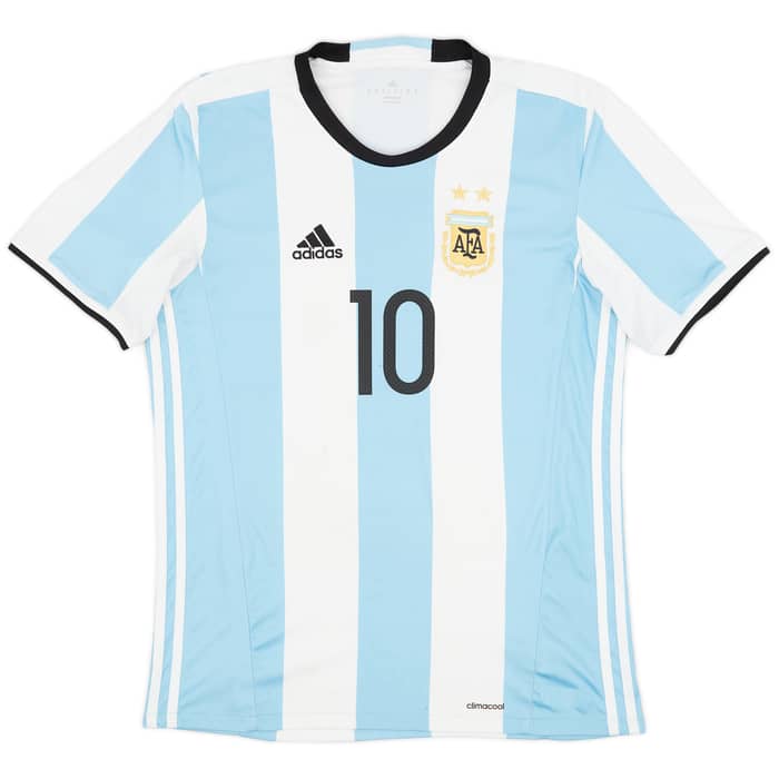 2016-17 Argentina Home Shirt Messi #10 - 5/10 - (M)