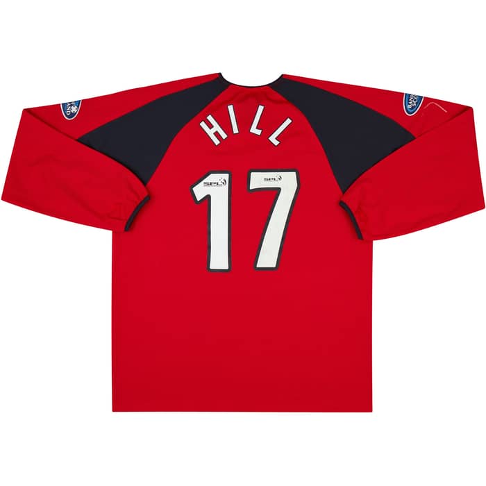 2005-06 Falkirk Match Issue GK Shirt Hill #17