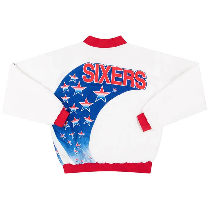 1991-93 Philadelphia 76ers Champion Warm-Up Jacket L