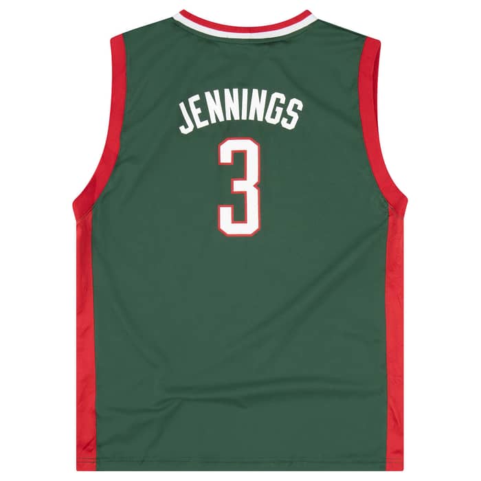 2010-13 Milwaukee Bucks Jennings #3 adidas Jersey (Away) Y
