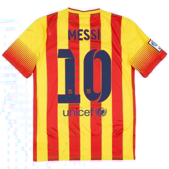 2013-15 Barcelona Away Shirt Messi #10 - 7/10 - (S)
