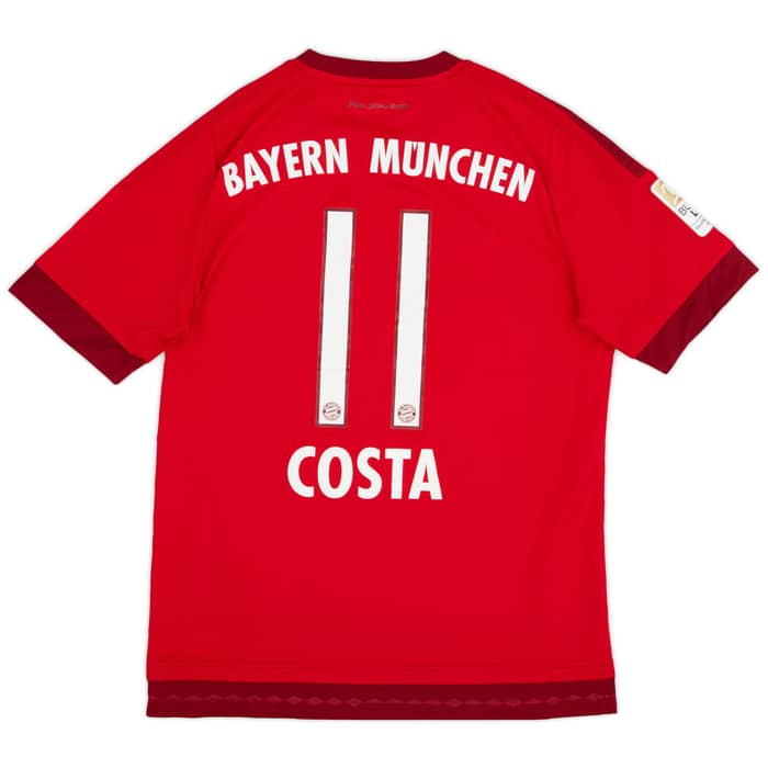 2015-16 Bayern Munich Home Shirt Costa #11 - 8/10 - (XL.Boys)