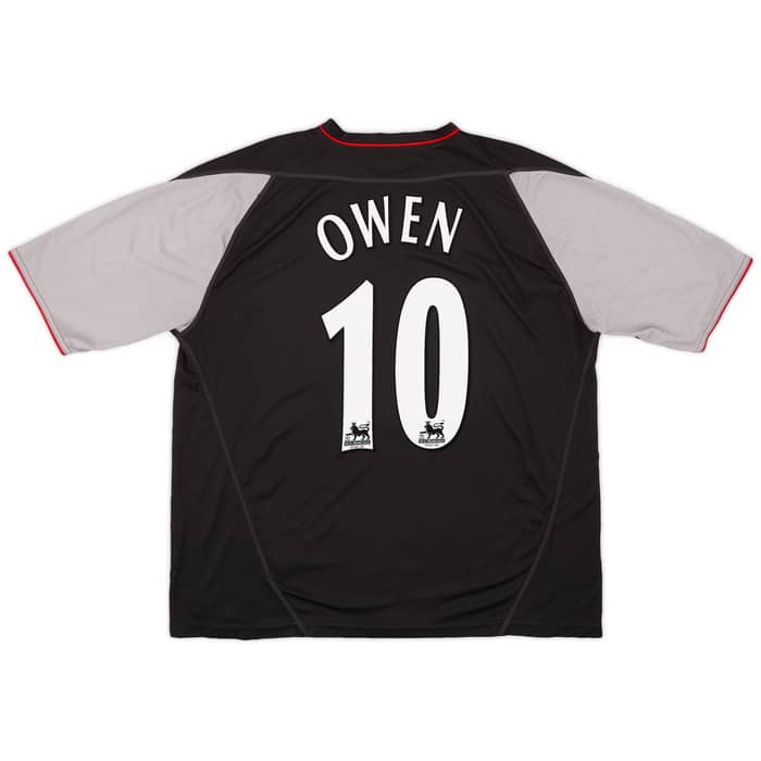 2002-04 Liverpool Away Shirt Owen #10 - 9/10 - (XL)