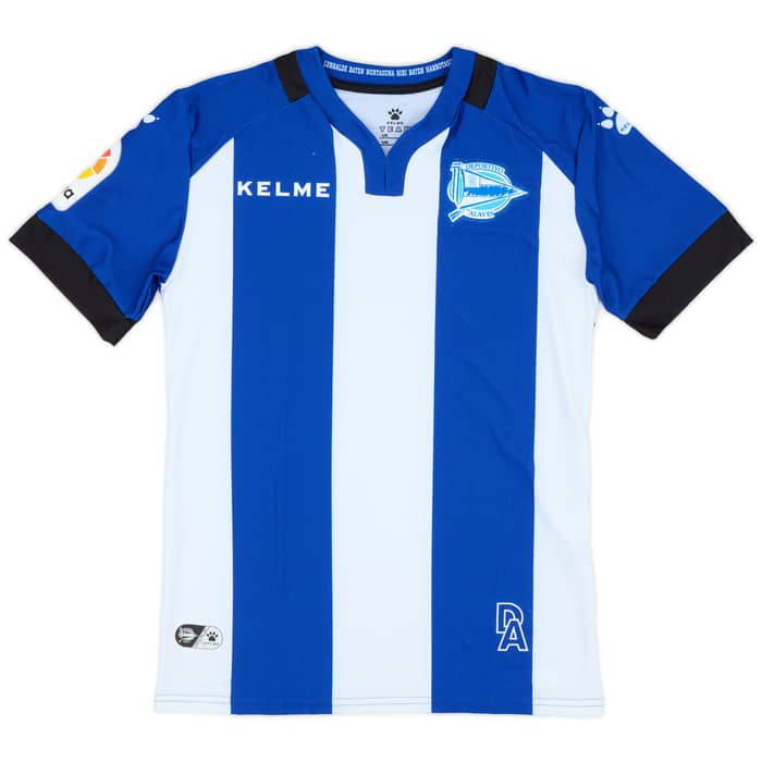 2017-18 Alaves Home Shirt - 8/10 - (M)