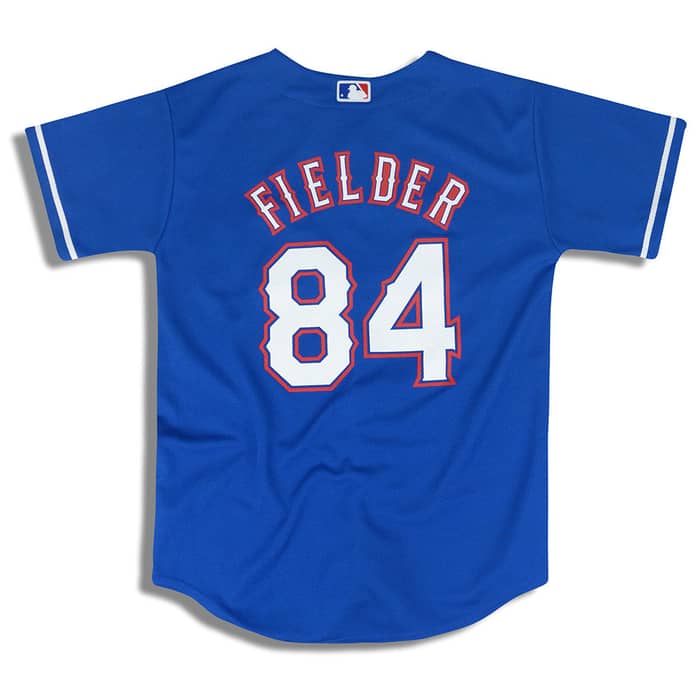 2014-15 Texas Rangers Fielder #84 Majestic Cool Base Jersey (Alternate) Y