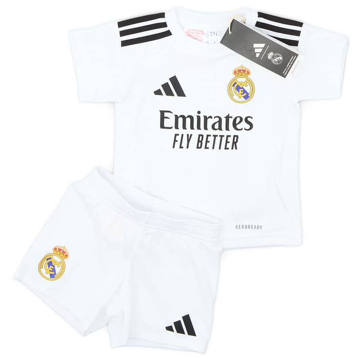 2024-25 Real Madrid Home Shirt & Shorts Kit (BABY)