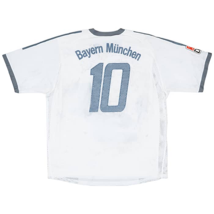 2002-03 Bayern Munich Match Issue Away Shirt #10