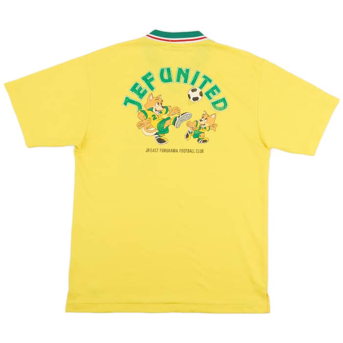 1993 JEF United Asics Player Issue Training Shirt #43 - 7/10 - (L)