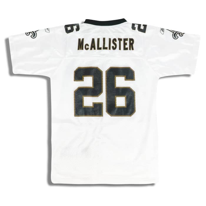 2007 New Orleans Saints McAllister #26 Reebok On Field Jersey (Away) Y