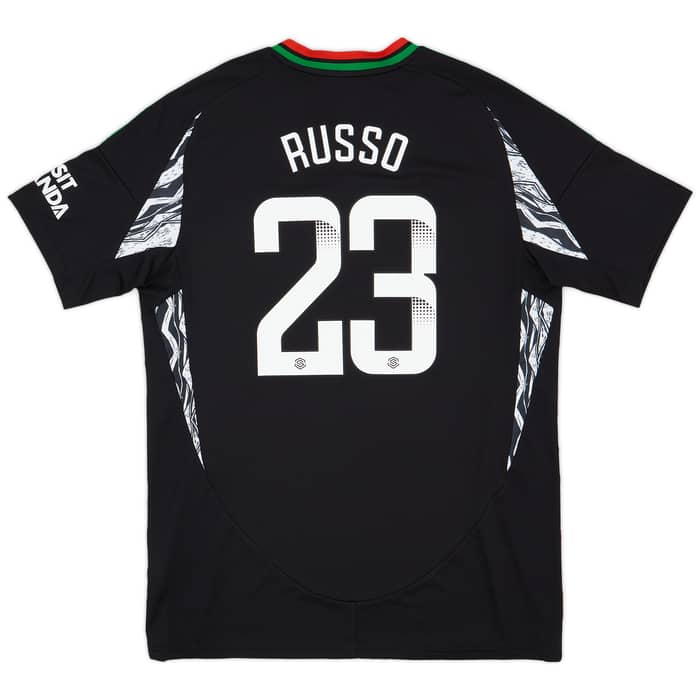 2024-25 Arsenal Women's Away Shirt Russo #23 (Unisex Fit)