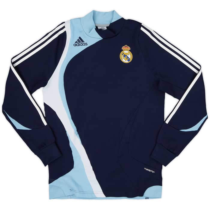 2006-07 Real Madrid adidas Drill Top - 8/10 - (S)