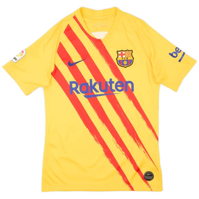 2019-20 Barcelona 'Senyera' Fourth Shirt Messi #10 - 9/10 - (S)