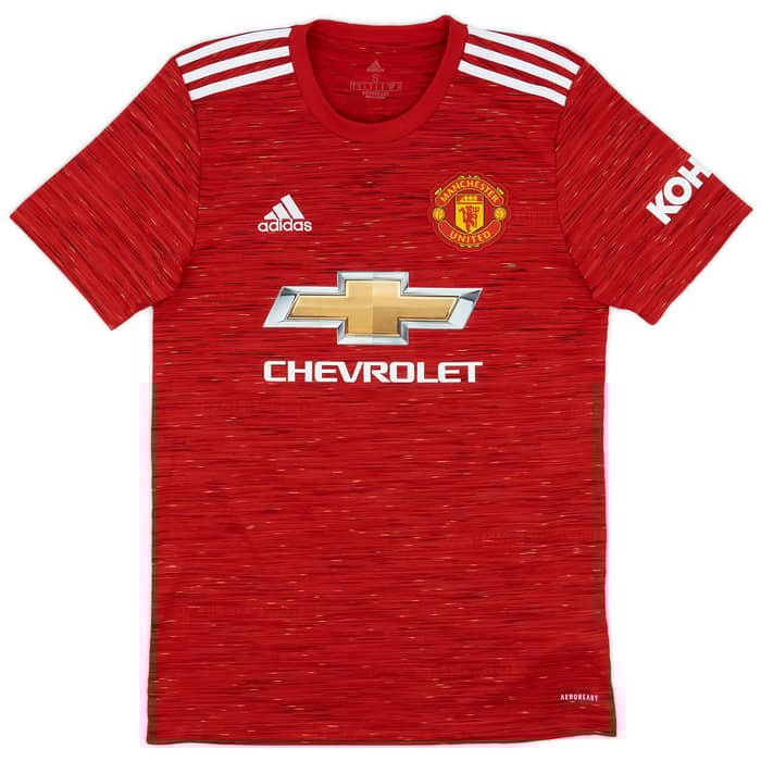 2020-21 Manchester United Home Shirt B.Fernandes #18 - 9/10 - (S)