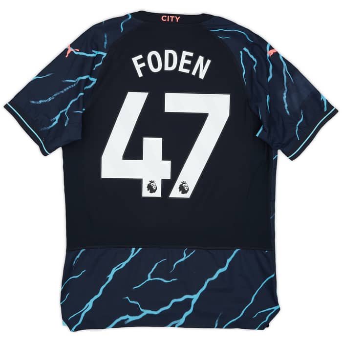 2023-24 Manchester City Player Issue Third Shirt Foden #47 - 6/10 - (M)