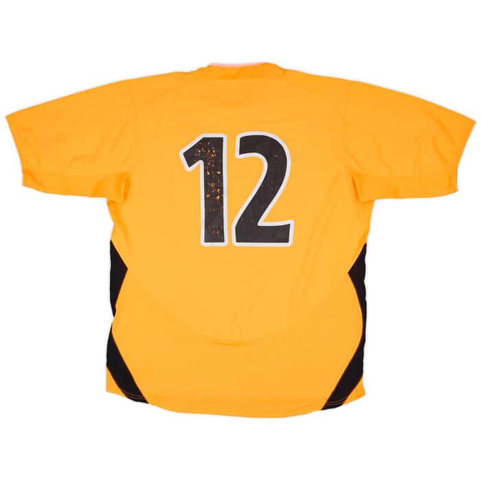 2003-04 Valencia Match Issue Away Shirt #12