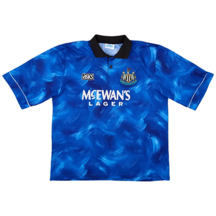 1993-95 Newcastle Away Shirt Cole #9 - 9/10 - (XL)