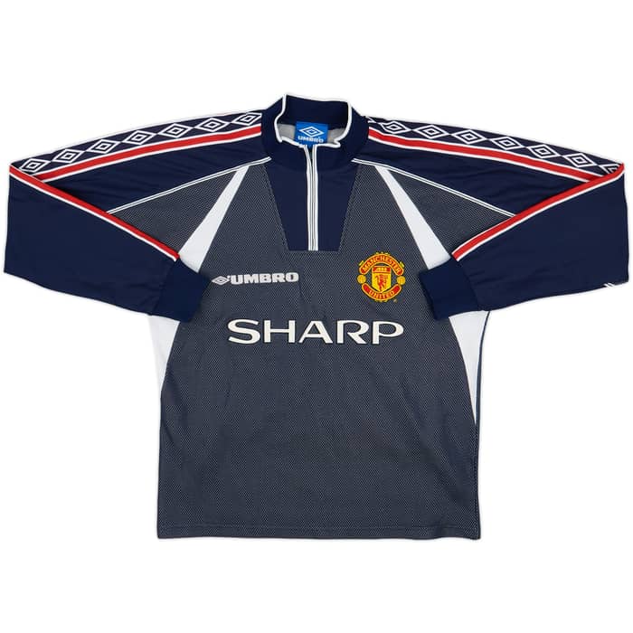 1998-99 Manchester United GK Shirt Schmeichel #1 - 7/10 - (Y)