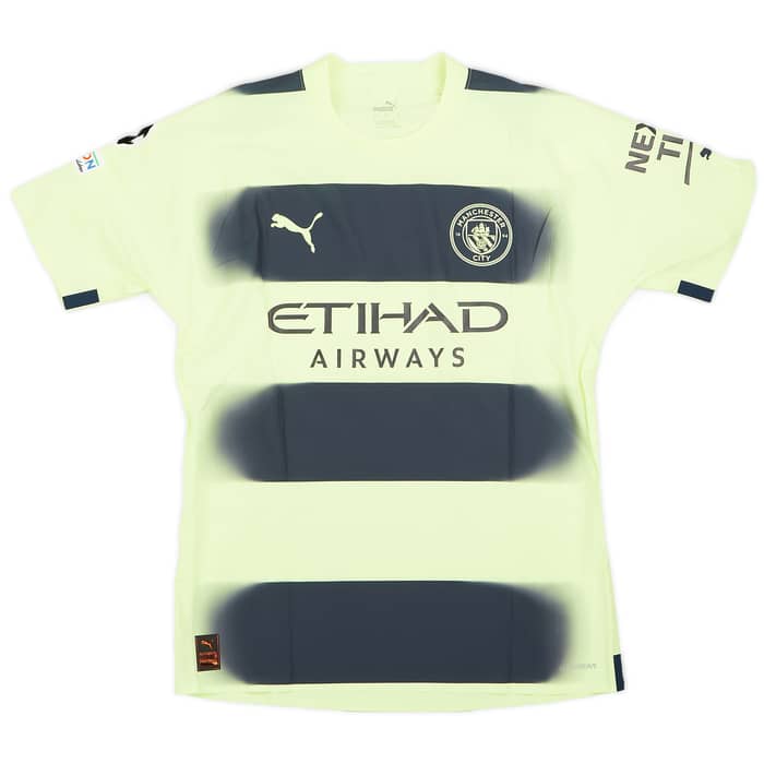 2022-23 Manchester City Match Issue Champions League Third Shirt Sergio Gomez #21