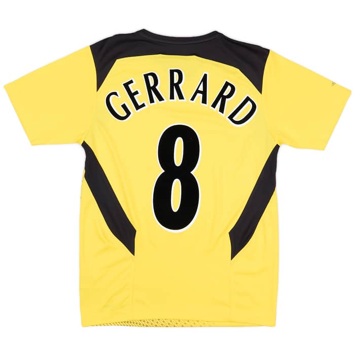 2004-06 Liverpool Away Shirt Gerrard #8 - 9/10 - (XS)