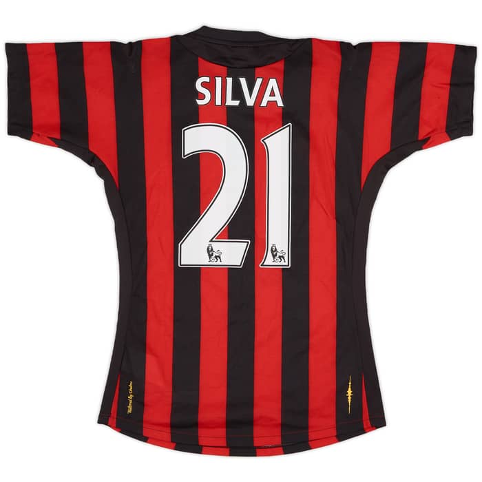 2011-12 Manchester City Away Shirt Silva #21 (Women's S)