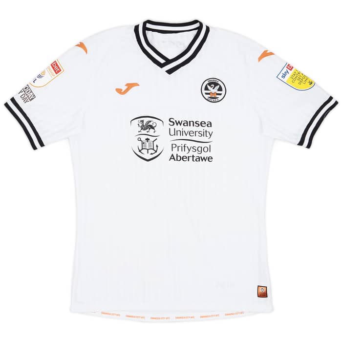 2021-22 Swansea Match Issue Home Shirt Piroe #17