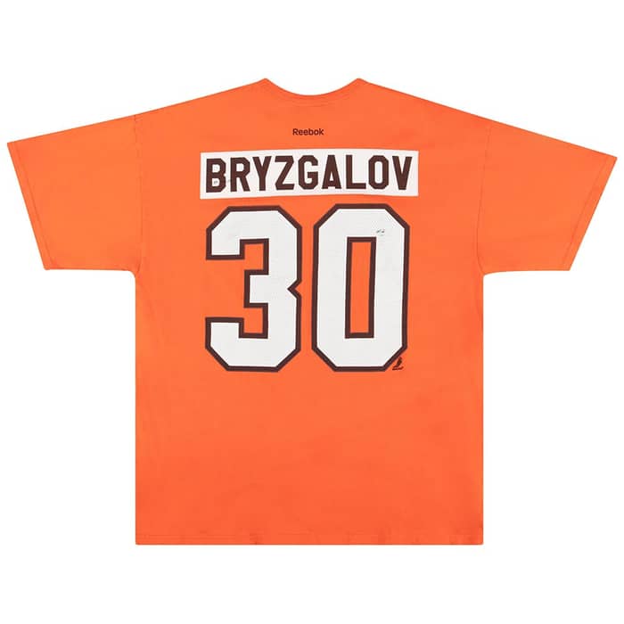 2011-12 Philadelphia Flyers Bryzgalov #30 Reebok Tee XL