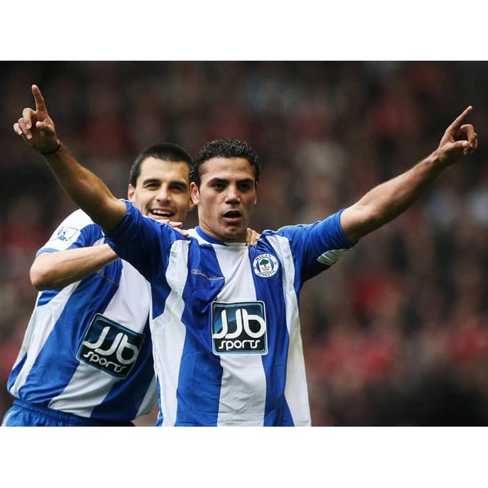 2008-09 Wigan Home Shirt Zaki #13 - 6/10 - (M)