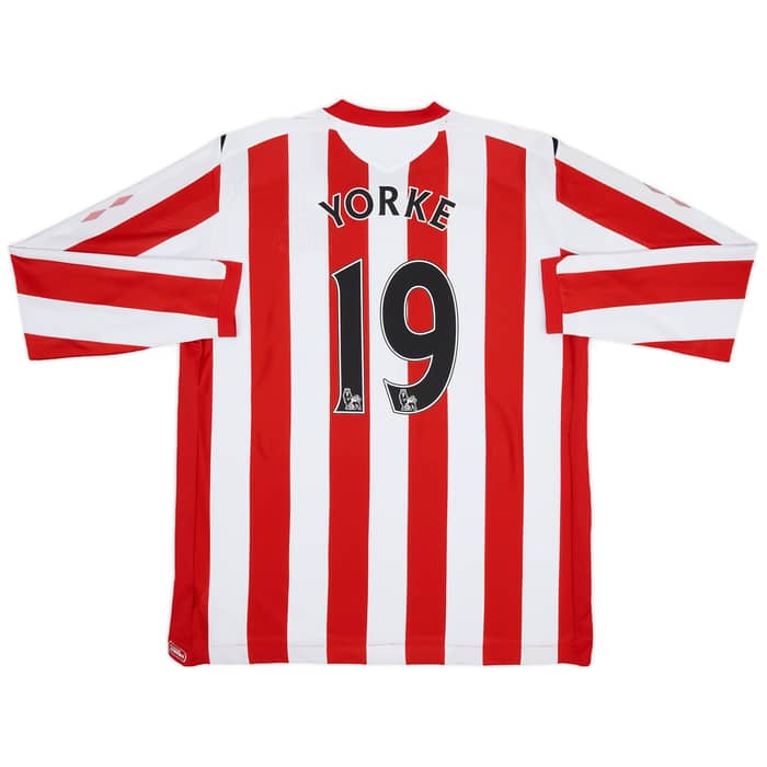 2008-09 Sunderland Home L/S Shirt Yorke #19 - 7/10 - (XXL)