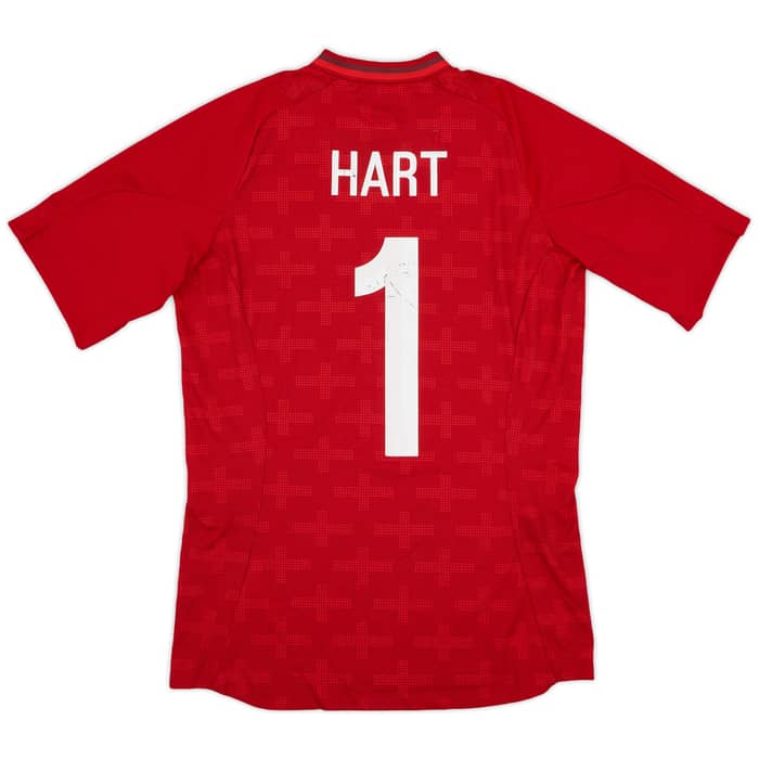 2012-13 England GK S/S Shirt Hart #1 - 5/10 - (S)
